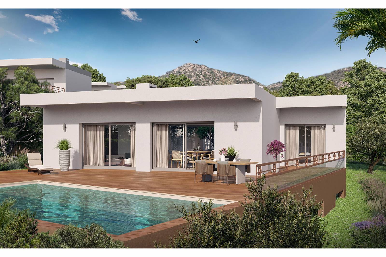 Villas T4 T5 à vendre au Lavandou avec piscine et vue ler